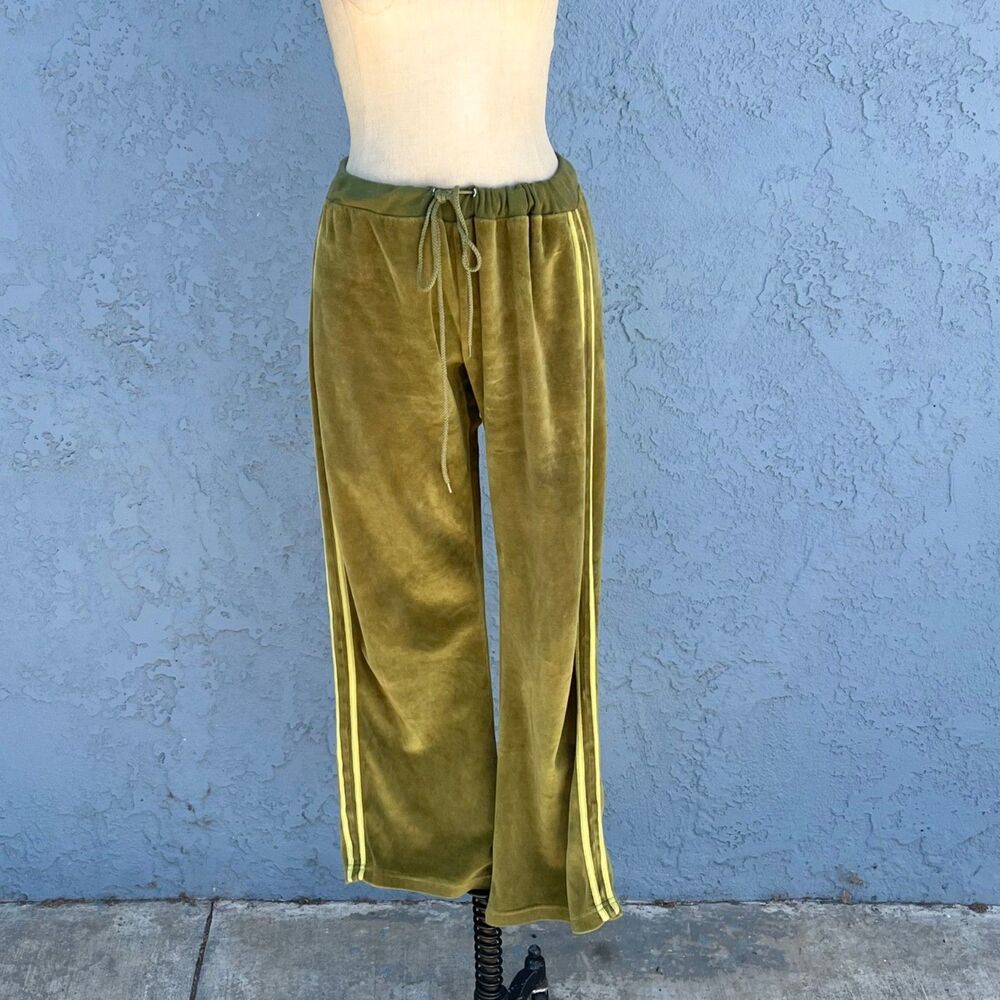 Y2k Velour Drawstring pants M Hale Bob size medium track pant